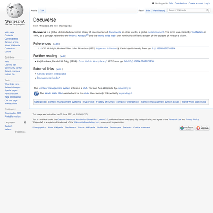 Docuverse - Wikipedia