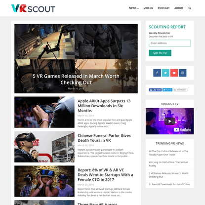 VRScout - Discover the Best in Virtual Reality