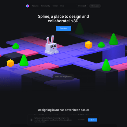 Spline - Design tool for 3D web browser experiences