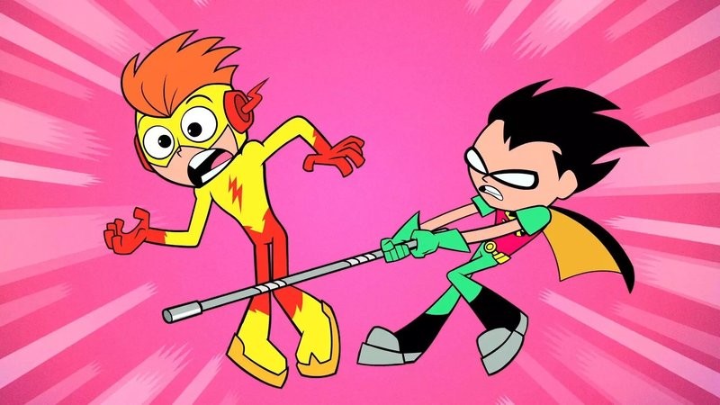 robin x kid flash