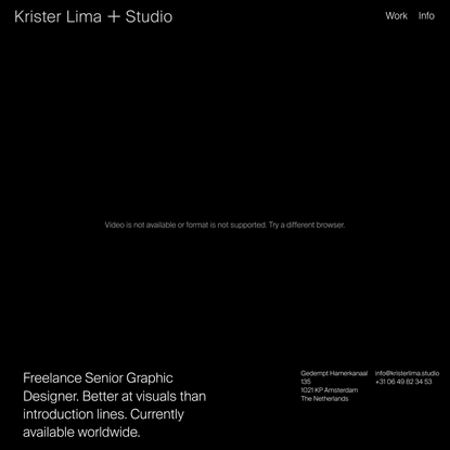 Krister Lima + Studio