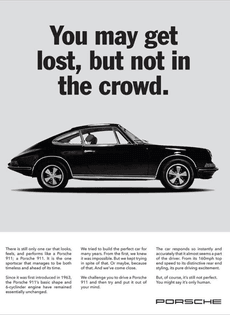Porsche 911 ad