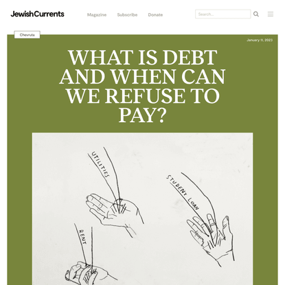 What Is Debt and When Can We Refuse to Pay?