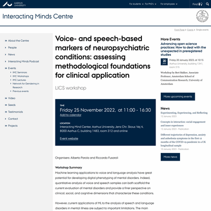 Voice- and speech-based markers of neuropsychiatric conditions: assessing methodological foundations for clinical application