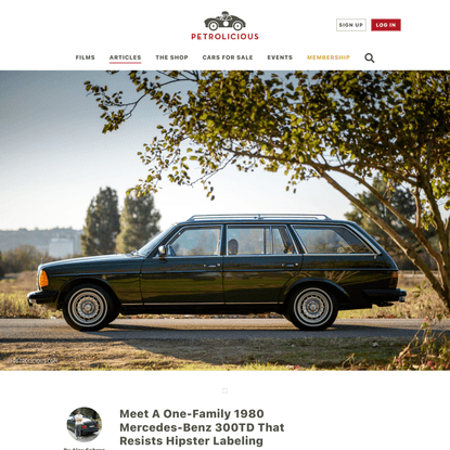 Meet A One-Family 1980 Mercedes-Benz 300TD That Resists Hipster Labeling