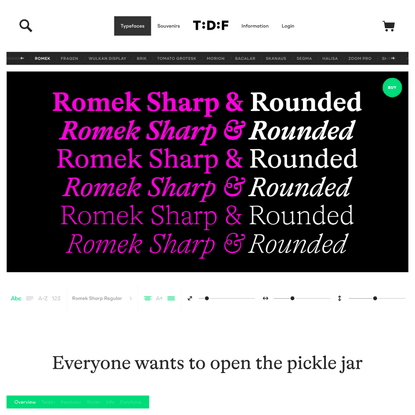 Romek | The Designers Foundry