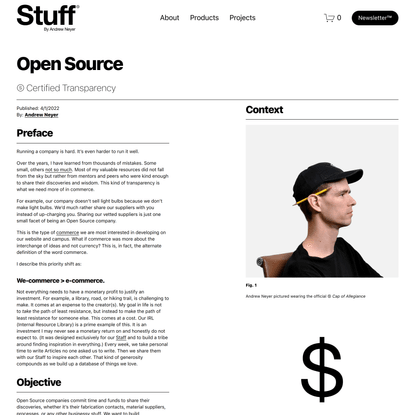 Open Source — Stuff By Andrew Neyer