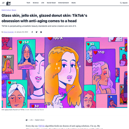 On TikTok, aging is the hot new trend | Mashable