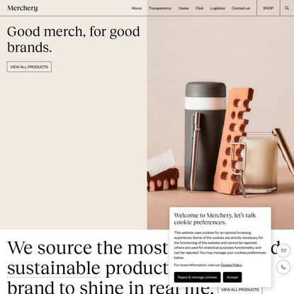 Merchery | Promotional products made sustainable