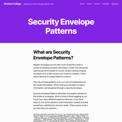 Security Envelope Patterns - 500 Pattern Collection -