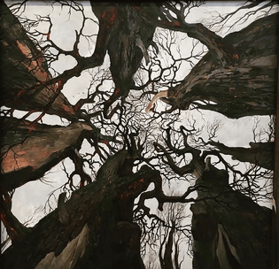 Vlad Miroshnikov, ‘Old Trees’, 2019 Oil on Canvas, 110 x 110 cm
