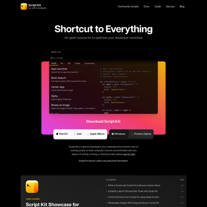 Script Kit: Shortcut to Everything