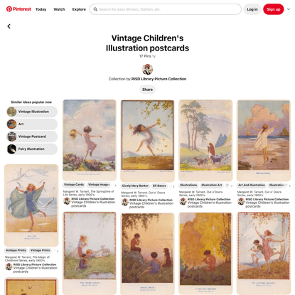 17 Vintage Children’s Illustration postcards ideas | childrens illustrations, illustration, tarrant