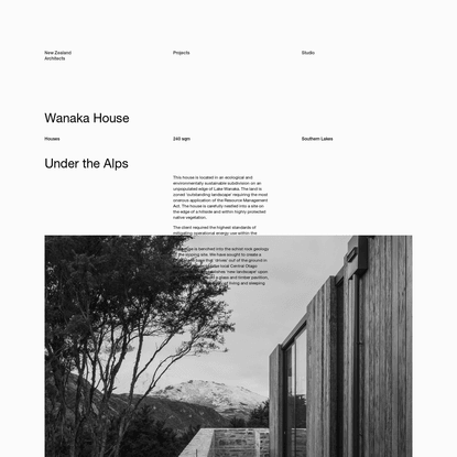 Wanaka House | RTA Studio