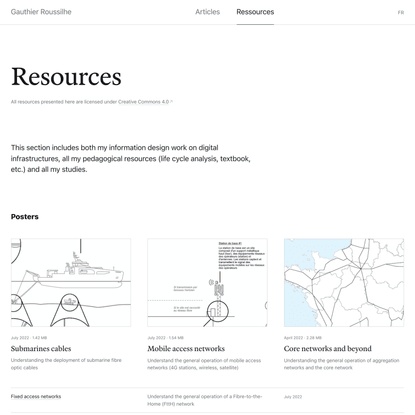 Resources | Gauthier Roussilhe