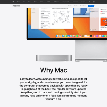 Mac mini - Why Mac