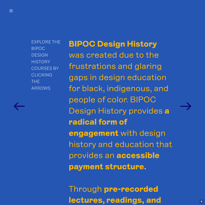 Home Page — BIPOC Design History