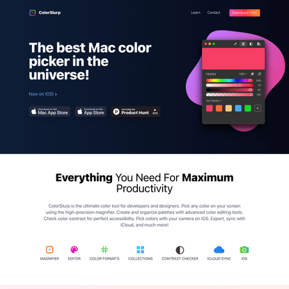 ColorSlurp - The best color picker in the universe!