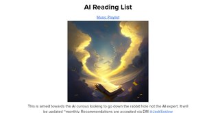 AI Reading List
