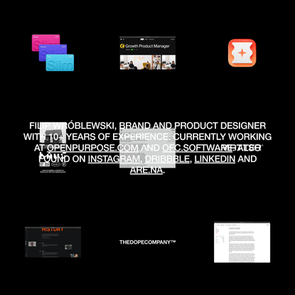 Filip Wróblewski - Senior Brand and Product Designer