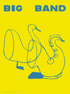 Silkscreened poster by Sonnenzimmer