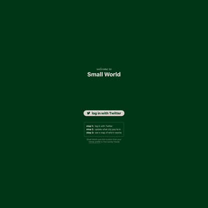 Small World