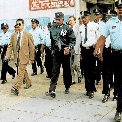 Nineties Anxiety on Instagram: "Nelson Mandela with police escort in Washington D.C., 1990"