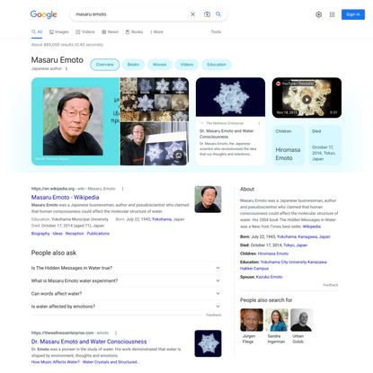 masaru emoto - Google Search