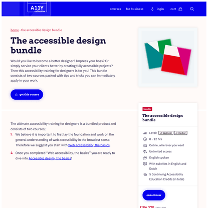 The accessible design bundle