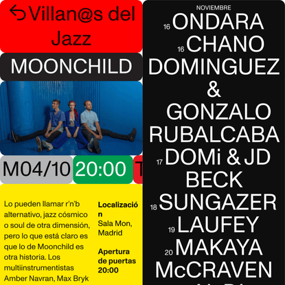 MOONCHILD — Villanos del Jazz