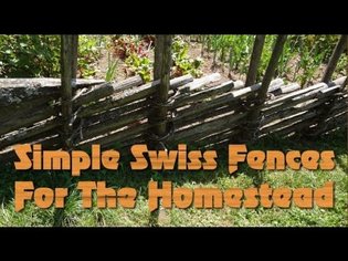Simple Swiss Fences for the Homestead