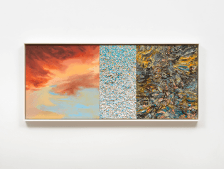 Aeternam, Oil On Wood Panel (Triptych), 24" × 56", 2022.