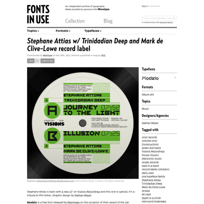 Stephane Attias w/ Trinidadian Deep and Mark de Clive​-​Lowe record label