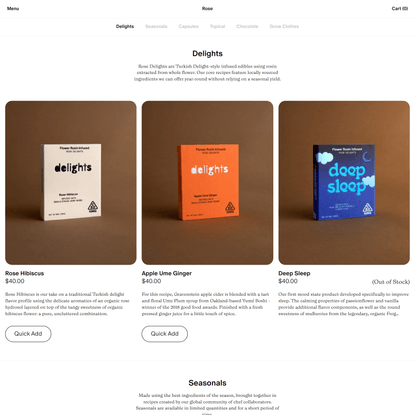Shop CBD Flower Rosin Edibles | Rose Los Angeles