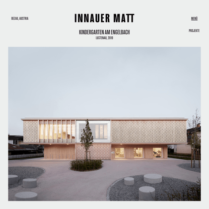 KINDERGARTEN AM ENGELBACH | Architekten Innauer Matt