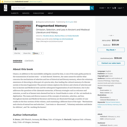 Fragmented Memory