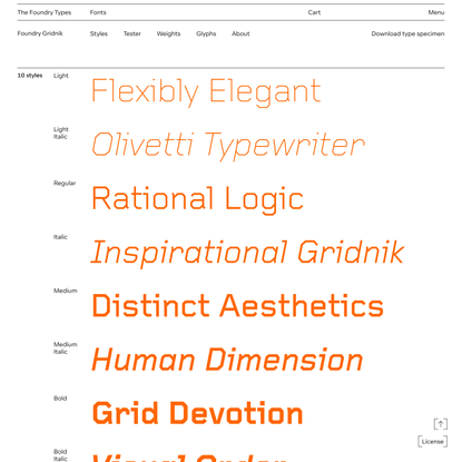 Foundry Gridnik - The Foundry Types