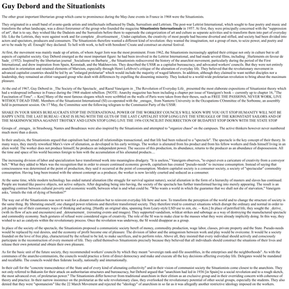 Guy Debord and the Situationists