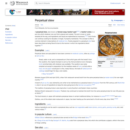 Perpetual stew - Wikipedia