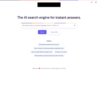 Phind: AI search engine