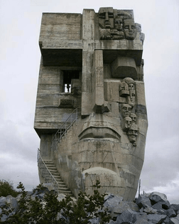 The Mask of Sorrow (monument to the victims of gulag) Magadan, Russian Federation