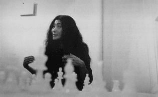 Yoko Ono, White Chess Set, 1966