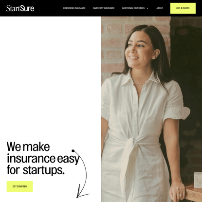 Start Sure - Homepage