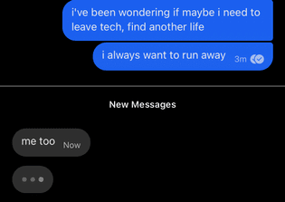 never goes well