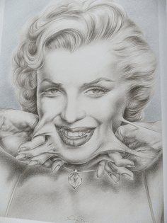 Dimitri Popovic, montenegrin painter—marilyn-monroe.jpg