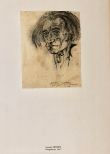 Antonin Artaud, self-portrait, 1947