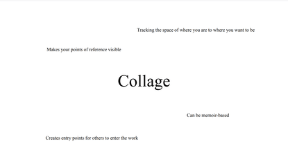 Day 1– On Collage