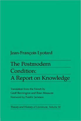 lyotard - the-postmodern-condition-a-report-on-knowledge