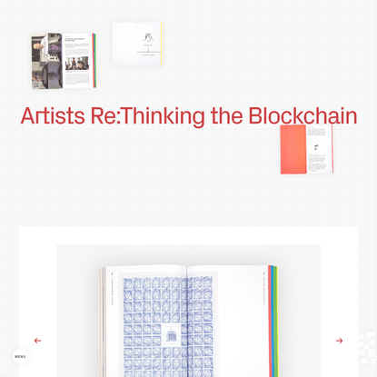 Torque Editions - Artists Re:Thinking the Blockchain