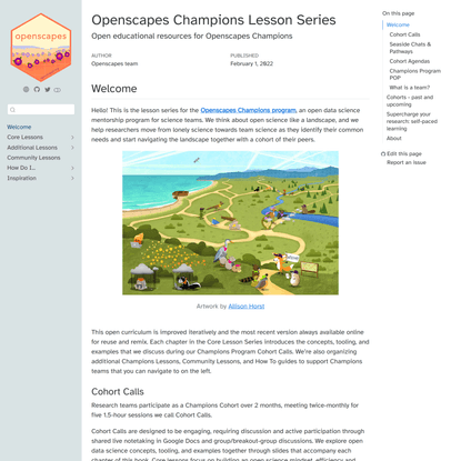 Openscapes Champions Series - Openscapes Champions Lesson Series